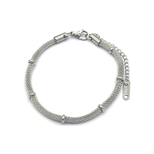 Armband "Vossenstaart", Zilver