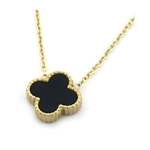 Necklace "Black clover", Gold