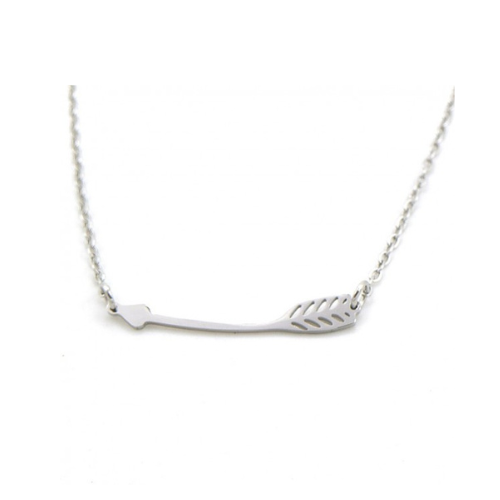 Necklace "Arrow", Silver